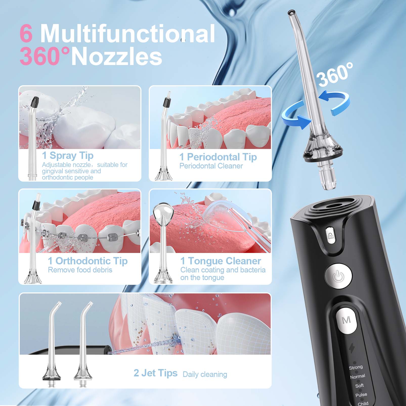 Bezvoi Cordless Water Flosser Irrigator photo 4