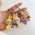 thumbnail image 3 of Lindo Año Nuevo Labubu llavero colgante dibujos animados moda divertido llavero exquisito Kawaii mochila decoración accesorios regalos, 3 of 5