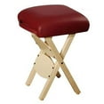 thumbnail image 2 of Tabouret en Bois Pratique - Burgundy, 2 of 2