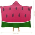 thumbnail image 2 of Funny Fruit Hooded Blanket, Cozy Wearable Blanket for Adults Flannel Soft Warm Blankets for Womens Mens Kids, 2 of 6