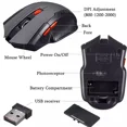 thumbnail image 5 of RHEA- Recargable Mouse Raton Inalambrico Para Gamer Computadora Laptop Profesionales, 5 of 6