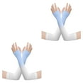 thumbnail image 3 of Mangas de brazo Sonducket protección Refrigeración Hielo Seda unisex azul degradado blanco 2piezas, 3 of 6