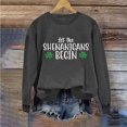 thumbnail image 3 of Guluxicc Women's Sweatshirts Casual Long Sleeve Graphic Printed Shirts St. Patrick's Day Pullover Tops, XS, 3 of 6