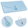 thumbnail image 4 of 13 Pocket Receipt Folder/ Accordion File Organizer/ Plastic Check Bill File Folder/Expanding File Folder/ Expanding Coupon Organizer with Labels/ Document Organizer Folder (Light Blue), 4 of 7