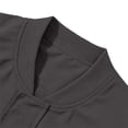 thumbnail image 5 of Mens Bomber Jacket Lightweight Thin Windbreaker Jackets Casual Summer Coats with Zipper Pockets Black XXL, 5 of 7