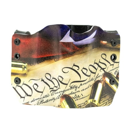 Outlaw Holsters: We The People Bullets OWB Kydex Gun Holster for Walther PPS, Right