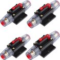 thumbnail image 1 of Fusible Automático Del Interruptor de Seguridad Del Audio Del Coche Del Disyuntor Impermeable 2 Pares perfke Reinicio del disyuntor, 1 of 5