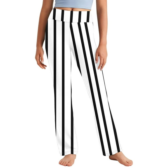 Dance Leggings for Girls Jeggings for Girls 10-12 Girls Bottoms Kids Bell Bottoms Teen Girl Pants Girl Flare Pants, Black