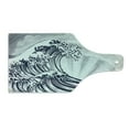 thumbnail image 2 of Hokusai Cutting Board, Vintage Woodcut Engraved Etching Style Oriental Japanese Waves Arrangement, Decorative Tempered Glass Cutting and Serving Board, in 3 Sizes, by Ambesonne, 2 of 5