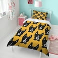 thumbnail image 4 of Boston Terrier Duvet Cover and Pillowcase Set for Single Bedding, Bedroom Accessories for Kids Teens, 4 of 5