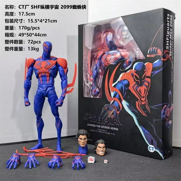 CT Factory Symbiote Spider-Man SHF Gwen Super Ultimate Miles Toby 2099 Figura de acción de araña