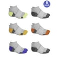 thumbnail image 4 of Fruit of the Loom Men's Moisture Wicking Polyester Athletic Socks, Gray (6-Pack), 4 of 5