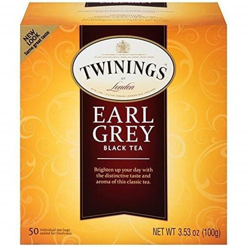 Twinings Earl Grey Black Tea, 50 Ct - Pack of 2