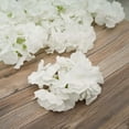thumbnail image 6 of Efavormart 10 Pack White Artificial Hydrangeas Head and Wire Stems - Dual Tone Hydrangea Flower, 6 of 11