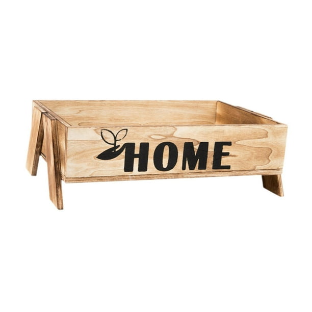 Cesta de madera , bandeja para servir, cesta de comida, soporte decorativo, cesta de frutas, cesta de almacenamiento para el hogar, comedor, e