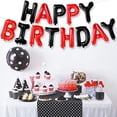 thumbnail image 2 of Black and Red Banner Balloons - 16 Inch, Sign Balloons Letters for Party, 2 of 6