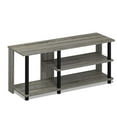 thumbnail image 1 of Furinno 17083GYW-BK Turn-N-Tube Compact Multi Storage Shoe Rack, French Oak Grey & Black, 1 of 5