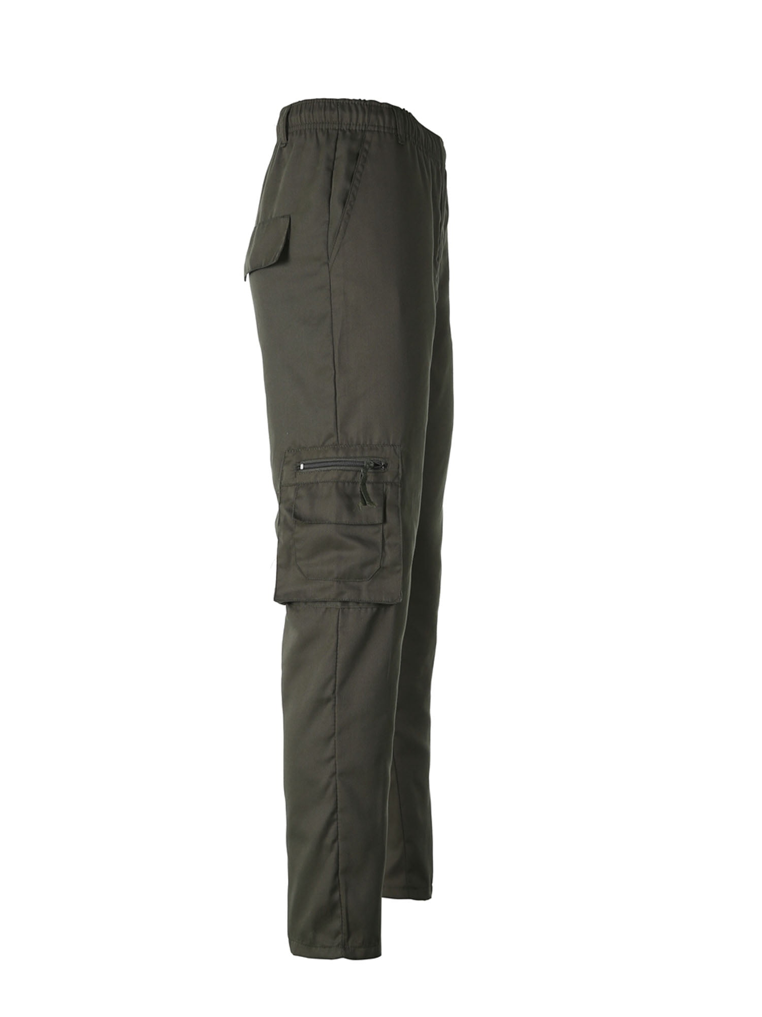 SUNSIOM Men Cargo Pants,Slim Fit Zipper Elastic Joggers Work Military ...