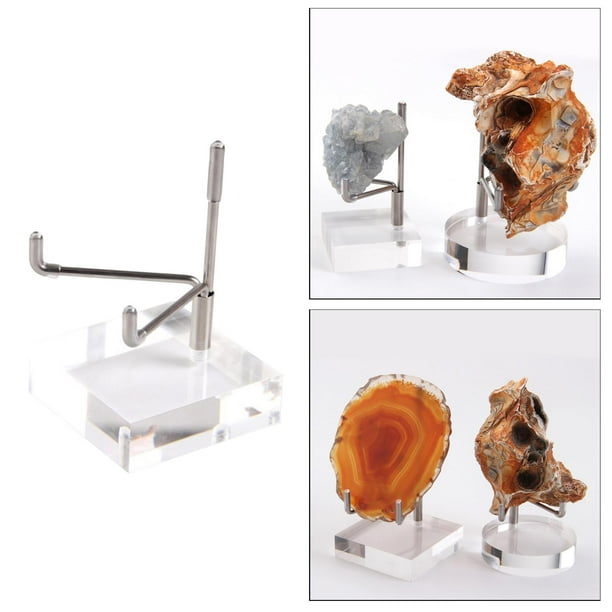 Soporte de exhibición acrílico Hugo para minerales