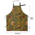thumbnail image 5 of Picia Autumn Leaves Owl Squirrel Waterproof Apron for Unisex Adult - Adjustable Bib Apron with Pockets, Ideal for Cooking, Gardening, Painting, and Household Chores, 5 of 9