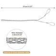 thumbnail image 2 of Unique Bargains Cable Pulling Grip 1.2FT Double Head Galvanizing Steel for Light & Heavy Cable(d:9-12mm,Silver), 2 of 4
