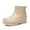 Khaki, variant on Rain Boots Durable Rain Shoes Sole Footwear Outdoor Activities Comfortable Design Women Rubber Boots White 41
