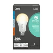 Feit Electric LED Intellibulb 25 Watt (200W Eq.) Color Selectable, A21, Medium E26 Base, Non-Dimmable