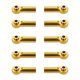 thumbnail image 1 of 10 piezas de rótula de dirección para camión monstruo HPI HSP 1/8 D90 Axial SCX10 dorado, 1 of 9