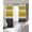 White Black Yellow, variant on Black Yellow Wooden Blackout Curtains for Bedroom/Living Room, Thermal Insulated Kitchen Curtains, White Hardwood Plank Board Rural Grommet Darkening Window Treatment Drapes 42"x84"x2
