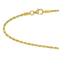 thumbnail image 5 of JewelStop 10k Solid Yellow Gold 1.8 mm Diamond-cut Rope Chain, Lobster Claw Clasp - 16 Inches, 4.1gr., 5 of 6