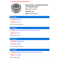 thumbnail image 2 of Wheel Bearing - Compatible with 2002 - 2013 Hyundai Sonata 2003 2004 2005 2006 2007 2008 2009 2010 2011 2012, 2 of 2