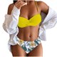 thumbnail image 1 of Elegante traje de baño cómodo de acero para mujer, traje de baño dividido de Bikini duro OAVQHLG3B Store lin121212, 1 of 3