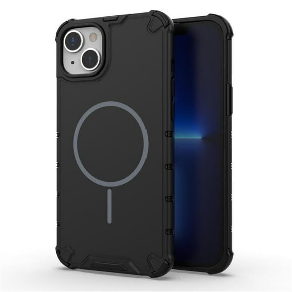 Case For iPhone 14 [Compatible con la Funda Del Teléfono de Color Sólido con Protección Anticaída de Airbag de Grado Militar MagSafe], Negro, For iPhone 14