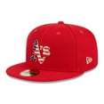 thumbnail image 3 of Men's New Era  Red Oakland Athletics 2023 Fourth of July 59FIFTY Fitted Hat, 3 of 5