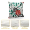 thumbnail image 4 of Acheng  Set of Throw Pillow Cover Blue Aqua Orange Gray and Floral Anchors Decorative Pillow Case Home Decor Square  Pillowcase White, 4 of 5