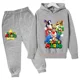 thumbnail image 1 of Conjunto de sudadera con capucha de Super Mario bros para bebé, ropa informal para niño y niña, 2 piezas, primavera y otoño, 1 of 1