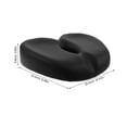 thumbnail image 2 of unbranded Sillín De Negro Con Confort Ergonómico Y Asiento Hueco Para Reducir En, 2 of 6