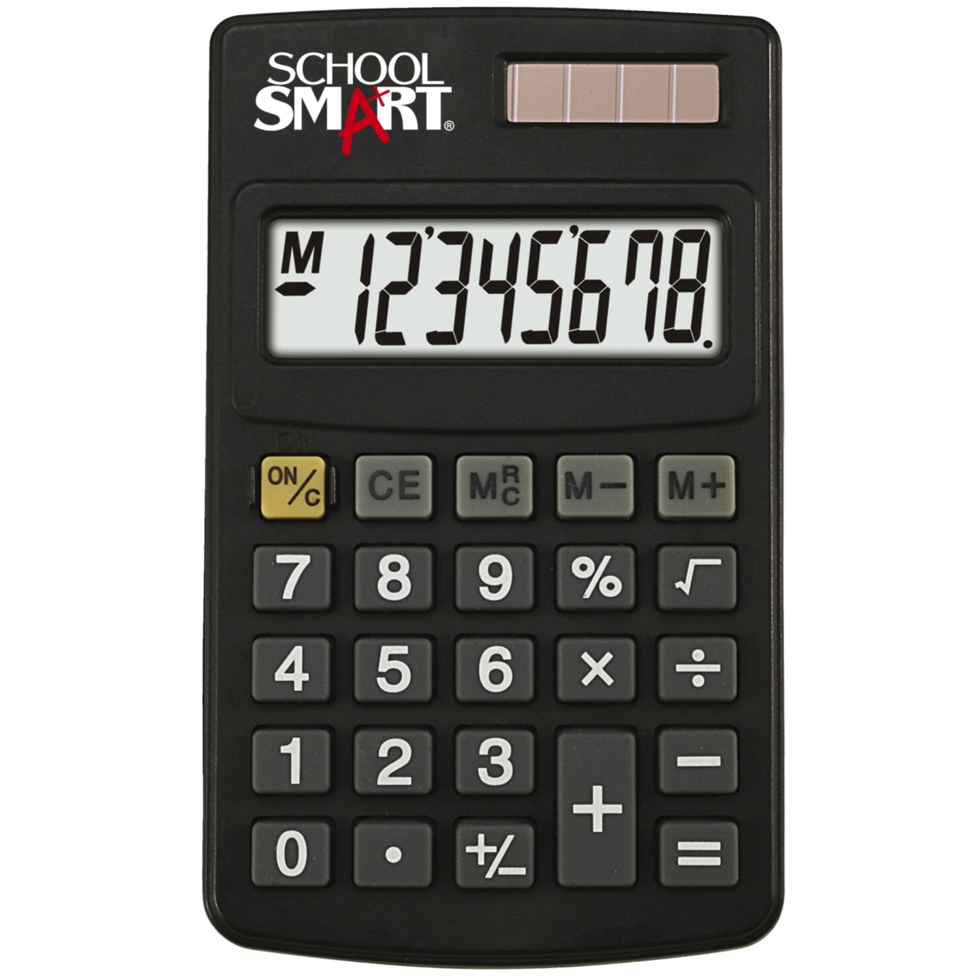 School Smart Hand Held Pocket Calculator, Various Colors