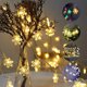thumbnail image 4 of Mini luces LED navideñas de 19,6 pies y 40 piezas, alimentadas por batería para interiores y exteriores, jardines, patios y vacaciones, 4 of 5