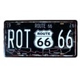 thumbnail image 1 of tredstone Old U.S. Rt. 66 License Plate For Retro Wall Decor Easy And Safe To Iron Vintage Metal Sign white, 1 of 6