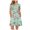 Mint Green, variant on AOOCHASLIY Valentine's Day Womens Dresses Summer Women's Summer Casual Sleeve Print Short Sleeve O-Neck Short Party Dress