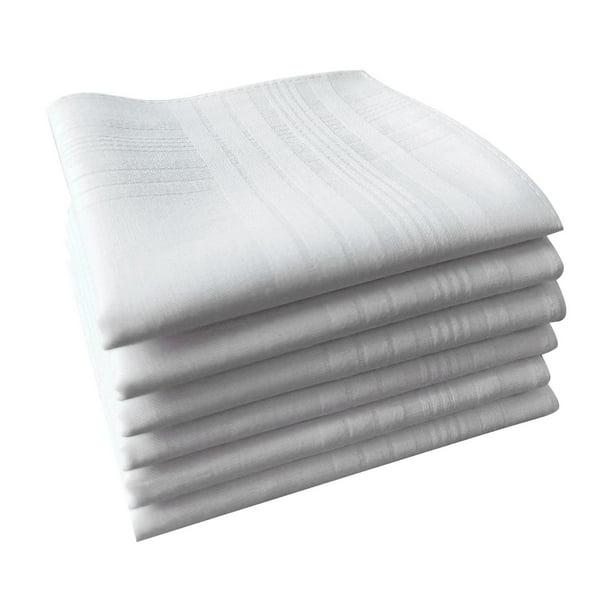 5 uds. de s blancos para hombre, de 40x40cm, regalos Premium, cuadrado de bolsillo, para traje, informal, cumpleaños,