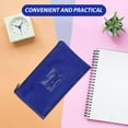 thumbnail image 3 of LIFKOME 2pcs Coin Deposit Wallet Blue PU with Zipper for Receipt Storage and Personal Use, 3 of 7