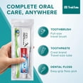 thumbnail image 2 of Kits de Cuidado Oral TREKTOTE a Granel con Cepillo de Dientes, Pasta Dental y Hilo Dental, 2 of 7