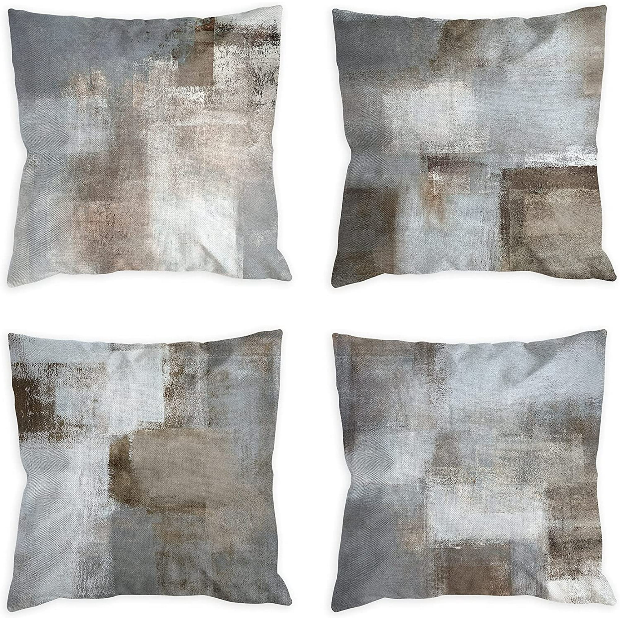 Grey beige pillows hotsell