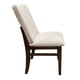thumbnail image 2 of Silla Boston para comedor, tela lino beige, Color Parota SALVANTO Moderna, 2 of 4