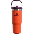 thumbnail image 1 of Pajita plegable Stanley IceFlow de 900 ml Tigerlily Plum, 1 of 6
