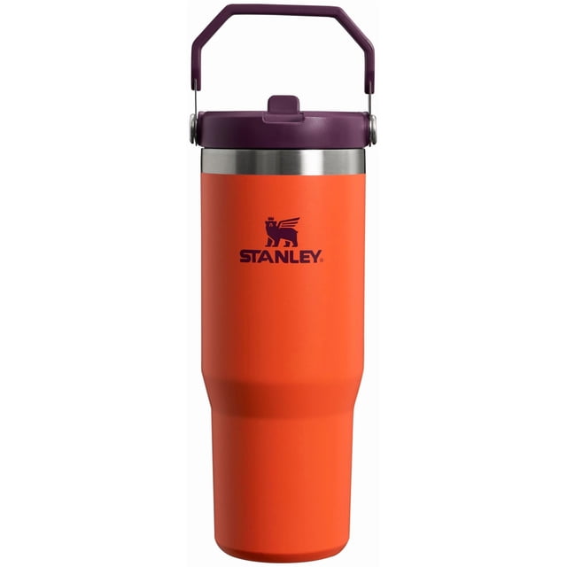 Pajita plegable Stanley IceFlow de 900 ml Tigerlily Plum