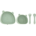 thumbnail image 2 of 4pcs Kids Dinnerware Set Toddler Utensils And Toddler Plates Panda Shape Plate, 2 of 8