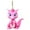 U, variant on Dmlowu 26 Letter Christmas Tree Ornaments - Christmas Dragon Ornaments for Xmas Tree, Lightweight Sturdy Christmas Decorations Pendant for Holiday Party, DIY Hanging Decor Dragon, Pink